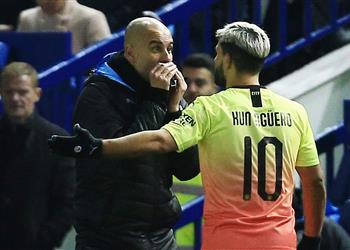 أجويرو جوارديولا مدرب مجنون وبيب يرد أحب ذلك