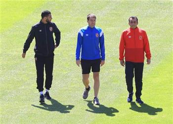 فايلر وربيعة يتفقدان ملعب موريبي قبل مواجهة الأهلي وصن داونز