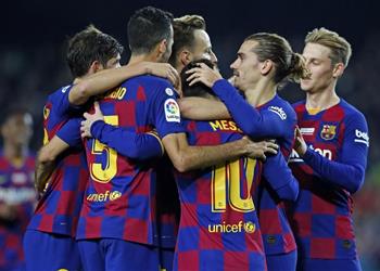 تشكيل برشلونة أمام ريال سوسييداد ميسي وجريزمان وبرايثوايت يقودون الهجوم