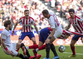 فيديو أتلتيكو مدريد يتعثر أمام إشبيلية في البروفة الأخيرة قبل صدام ليفربول