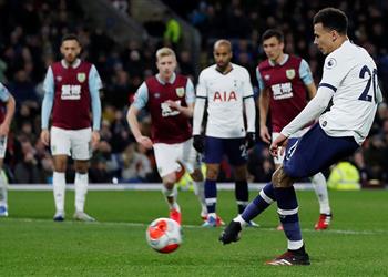 ديلي آلي يدخل تاريخ الدوري الإنجليزي بهدفه في مباراة توتنهام وبيرنلي