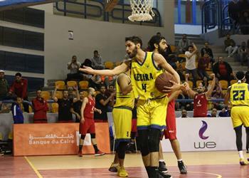 صور الأهلي يسقط أمام الجزيرة في الجولة الثانية لنصف نهائي دوري السوبر لكرة السلة