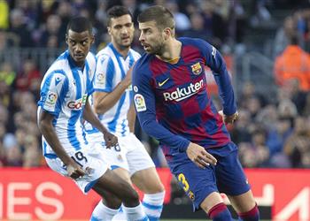 بيكيه عانينا أمام ريال سوسيداد وانفعال سارابيا في الكلاسيكو طبيعي