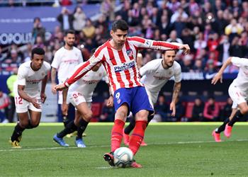 موراتا يغيب عن تدريبات أتلتيكو مدريد قبل مباراة ليفربول في دوري أبطال أوروبا