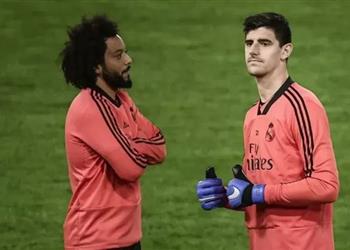 ريال مدريد يعلن إصابة مارسيلو وكورتوا قبل مباراة مانشستر سيتي
