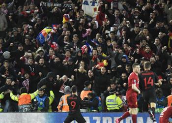 احتفلوا وشربوا الخمور 10 حالات كورونا في ليفربول واتهام لجماهير أتلتيكو مدريد