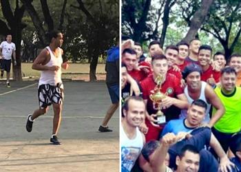 سجل خماسية وصنع 6 أهداف رونالدينيو يقود زملاءه المساجين للتتويج ببطولة بعد 7 أيام من حبسه