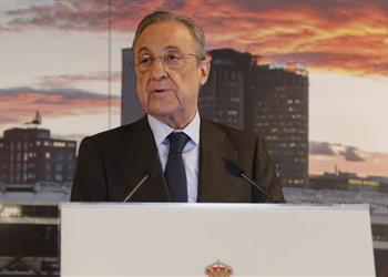 بيريز يوجه رسالة لجمهور ريال مدريد بشأن فيروس كورونا