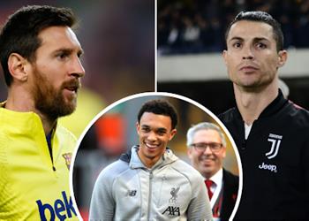 أرنولد يختار بين ميسي ورونالدو ويكشف عن أذكى لاعب في ليفربول