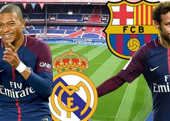 تقرير بطولات كورونا قد ي نهي أحلام ريال مدريد وبرشلونة بشأن مبابي ونيمار