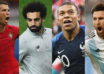 قائمة الأفضل مبابي يتفوق على ميسي ورونالدو ومحمد صلاح
