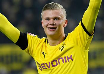 هالاند يشيد بجناح ريال مدريد موهبة كبيرة