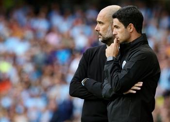 أرتيتا يواسي جوارديولا بعد فقد والدته بسبب كورونا