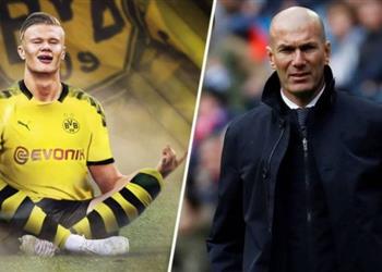 انتقال هالاند إلى ريال مدريد يضع زيدان في مأزق