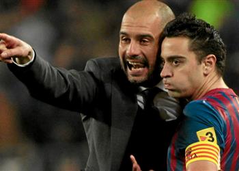 تشافي أسلوبي يشبه جوارديولا ويشيد برباعي مانشستر سيتي