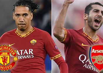 روما يتوصل إلى اتفاق مع مانشستر يونايتد وآرسنال بشأن الثنائي الم عار