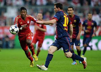 ظهير بايرن ميونخ ميسي مثلي الأعلى ودافيد ألابا من الطراز العالمي