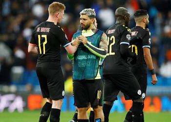 أجويرو أتمنى مواجهة ريال مدريد في حضور الجماهير بدوري أبطال أوروبا