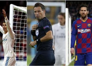 حكم إنجليزي يكشف كواليس إدارته لمباريات كريستيانو رونالدو وميسي