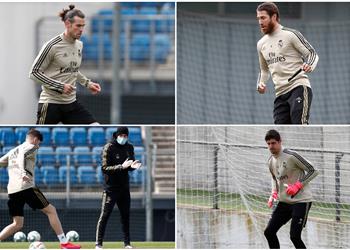 صور هازارد يظهر في تدريبات ريال مدريد بعد غياب طويل