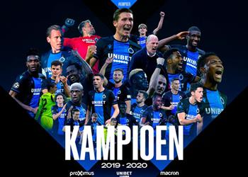 رسمي ا إنهاء الدوري البلجيكي ومنح كلوب بروج اللقب