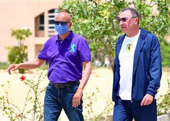 صور الخطيب يتابع تطورات سير العمل في فرع الأهلي بالشيخ زايد