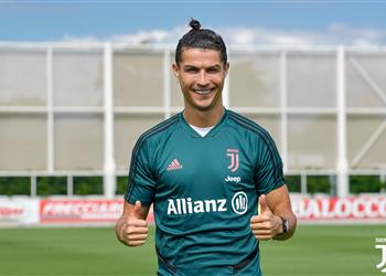بالصور رونالدو يشارك لأول مرة في تدريبات يوفنتوس بعد أزمة كورونا