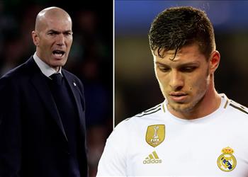 تفاصيل حديث زيدان لـ يوفيتش بعد إصابته وحسم م ستقبله مع ريال مدريد