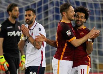 م حترفين صلاح يرافق دجيكو في هجوم روما أمام بولونيا