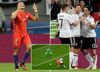 كأس القارات التعادل الإيجابي يحسم مواجهة ألمانيا وتشيلي