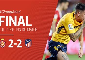 أتلتيكو مدريد بدون جريزمان يخطف نقطة بصعوبة من جيرونا في الليجا