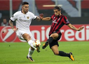 التعادل يحسم مواجهة ميلان وآيك ليوناني باليوروباليج