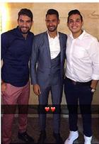 بالصور عريس الأهلي يعقد قرانه بصحبة نجوم الفريق