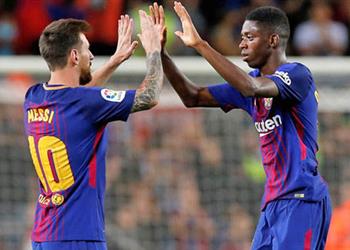 برشلونة يطالب ديمبيلي بالسير على خطوات ميسي