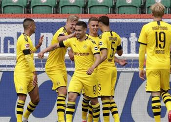 بالفيديو بوروسيا دورتموند يروض ذئاب فولفسبورج ويواصل مطاردة بايرن ميونخ