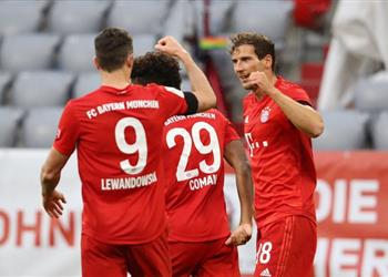 بالفيديو بايرن ميونخ يدهس فرانكفورت بخماسية في الدوري الألماني