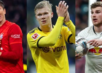 ترتيب هدافي الدوري الألماني بعد هاتريك فيرنر وهدف ليفاندوفسكي في الجولة الـ27