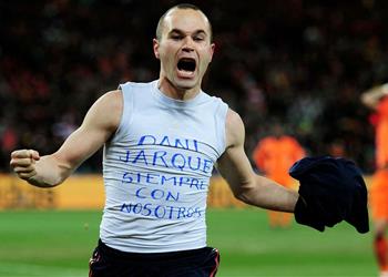 إنييستا هدفي في نهائي مونديال 2010 أنقذني من الاكتئاب