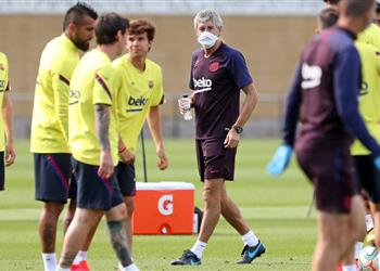 مران برشلونة غياب فاتي وأومتيتي وجلسة مكثفة لنجوم الفريق