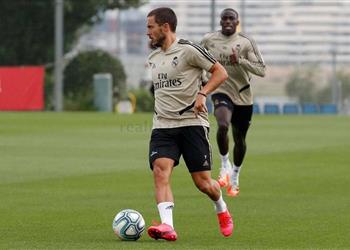 فيديو هازارد يتألق في تدريبات ريال مدريد قبل مباراة إيبار في الليجا