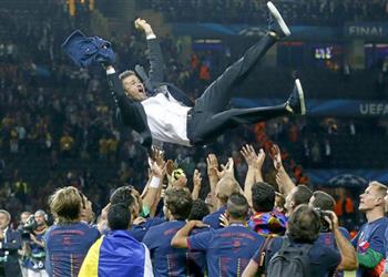 إنريكي يكشف عن حديثه مع لاعبي برشلونة قبل مواجهة يوفنتوس في نهائي برلين