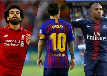 المرصد الرياضي مبابي الأغلى في النصف الأول من 2020 محمد صلاح سادس ا وميسي الـ21