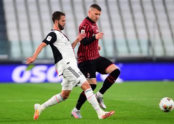 بالفيديو طرد ريبيتش في مباراة يوفنتوس وميلان بكأس إيطاليا