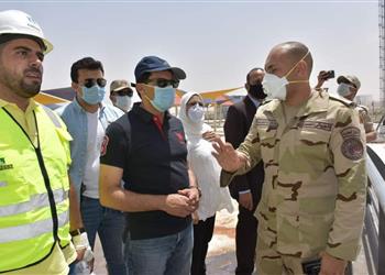 صور أشرف صبحي يتفقد الصالة المغطاة بـ العاصمة الإدارية استعداد ا لمونديال اليد