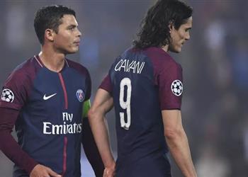 رسمي ا باريس سان جيرمان يحسم مستقبل كافاني وتياجو سيلفا