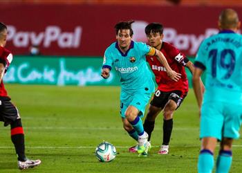 فيديو ميسي يقود برشلونة للانفراد بصدارة الدوري الإسباني برباعية أمام مايوركا