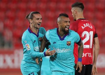 فيديو فيدال يسجل أسرع هدف لـ برشلونة في الليجا منذ 2016