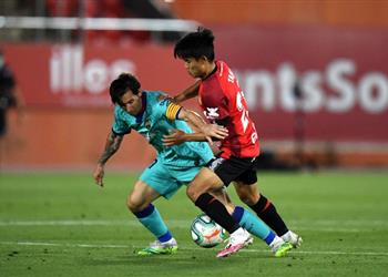 فيديو ميسي يكسر بروتوكول الليجا بشأن كورونا بعد مباراة برشلونة وريال مايوركا