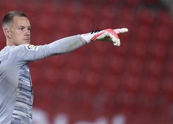 تير شتيجن يحقق رقم ا قياسي ا فريد ا مع برشلونة أمام مايوركا