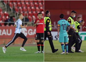 مقتحم مباراة برشلونة ومايوركا رغم فشل خطتي لكنني سعيد بنظرة ميسي